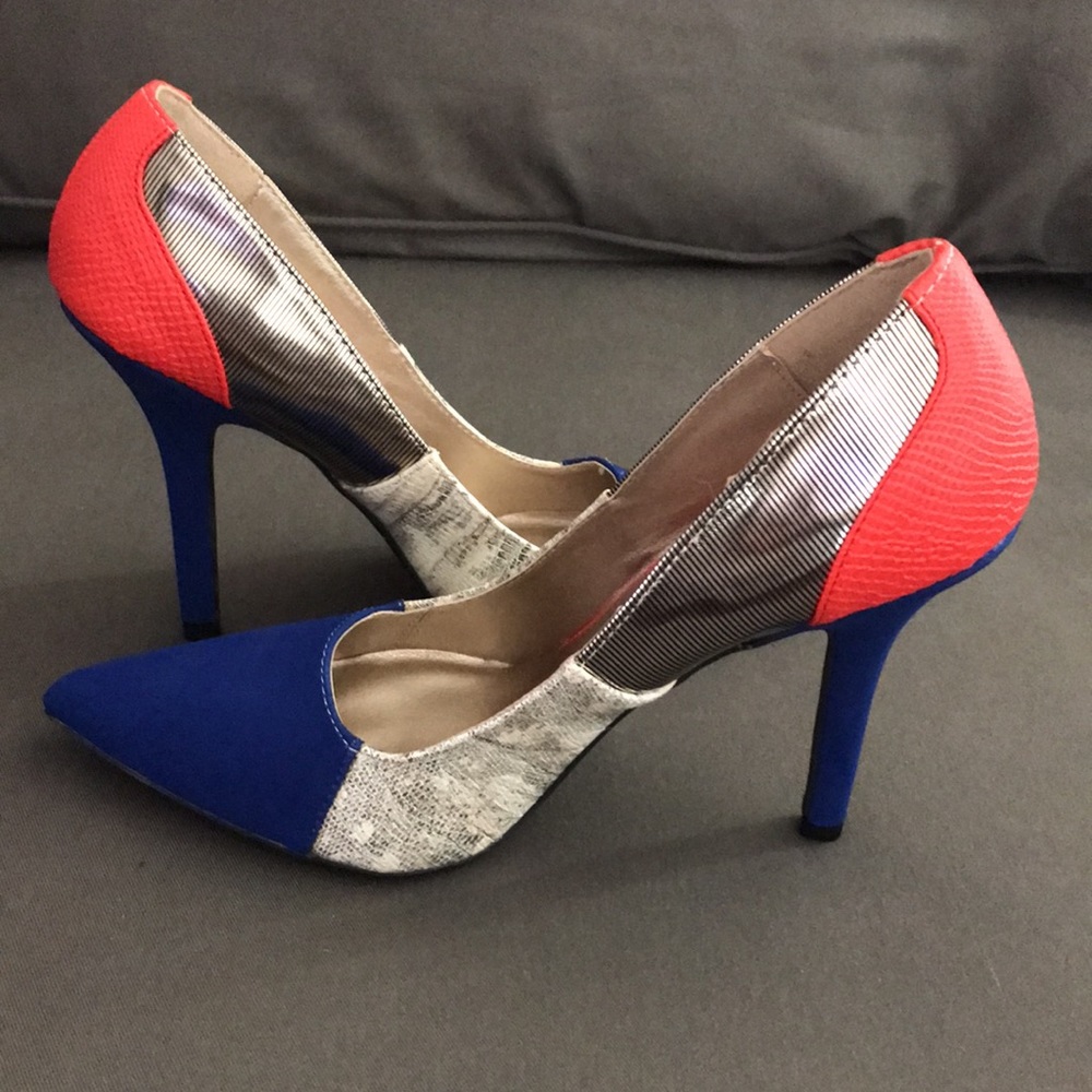 Qupid Heels. Size 9, Multi-Color/Print. Brand New - image 3